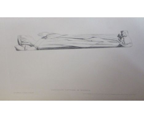 A collection&nbsp; of etchings by Charles Alfred Stothard from 'The Monumental effigies of Great Britain' , approximately 40&