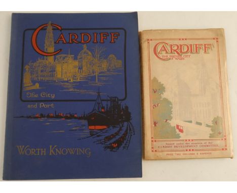 A Guide Book to Cardiff City, 1920, together with Cardiff, the City and Port, visitor's handbook, 1938