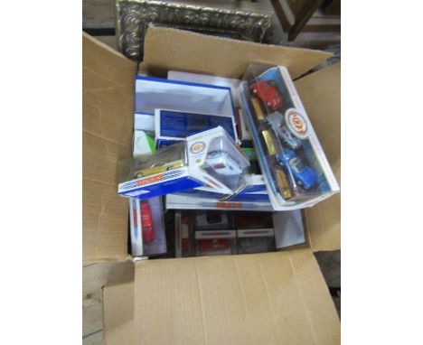 A collection of boxed Dinky Matchbox, Corgi and other model toys, including racing cars, to include Classic Sports Cars Serie