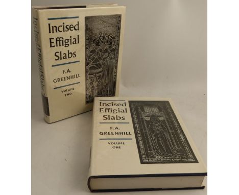 Incised Effigial Slabs, F A Greenhill, two volumes, Faber &amp; Faber Ltd, 1976 first edition, together with K E Styan, Histo