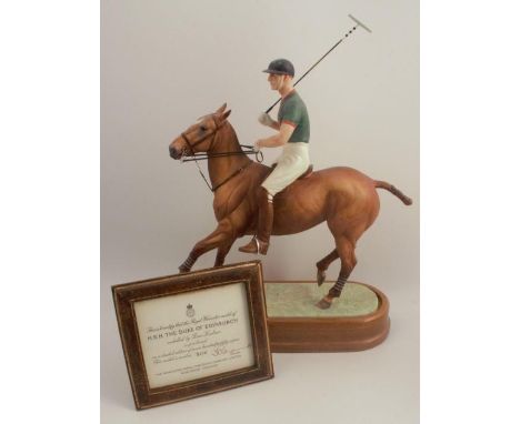 A Royal Worcester model of the Duke of Edinburgh, af