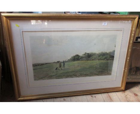 After Archibald Stuart Wortley, colour print, Partridge Driving, 20ins x 34ins