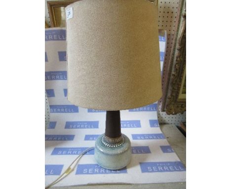 A Cornish style table lamp