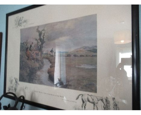 Snaffles print, Great Banks there was below in the Fields, 18ins x 24ins