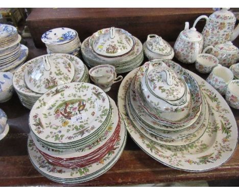 A collection of Spode china