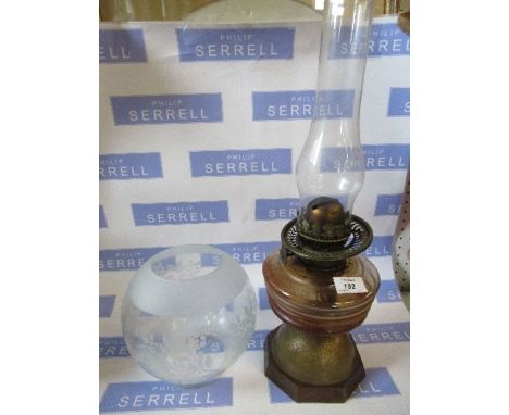 An oil lamp