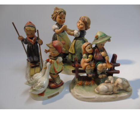4 X HUMMEL FIGURES