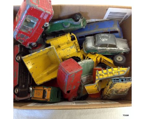 A mixed quantity of Dinky and Corgi cars