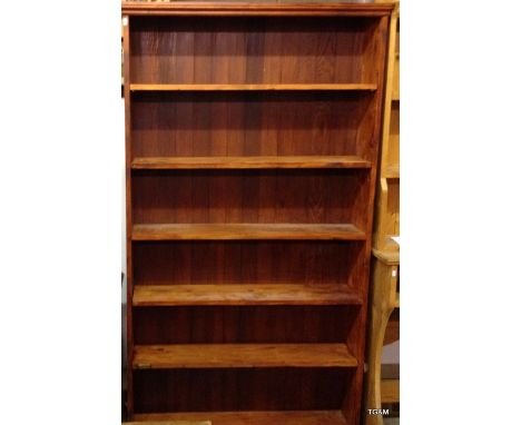 A pine tall book shelf 183 x 99 x 21