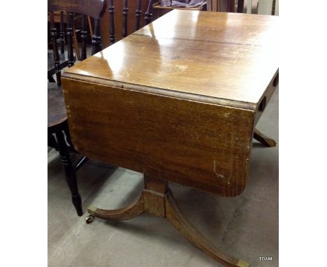 A mahogany Sofa table