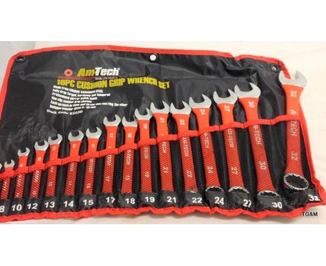 A 16 piece spanner set