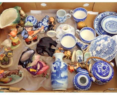 A selection of figurines by Goebel, Friedel, Hummel and Melba ware