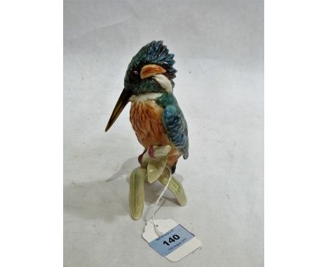 A Goebel model of a kingfisher, marks for CV123 1972. 6½'' high