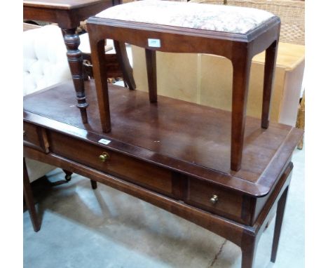 A Stag dressing table and stool