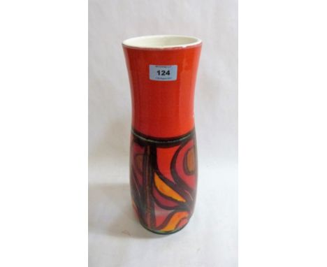 A Poole 'Delphis' vase. 16'' high. C.1970's