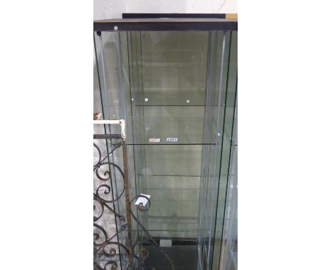 Three shelf Ikea display cabinet, 46 x 36 x 160 cm. Not available for in-house P&amp;P 