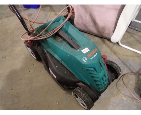 Bosch rotak 340 ER lawn mower. All electrical items in this lot have been PAT tested for safety and have passed. This does no