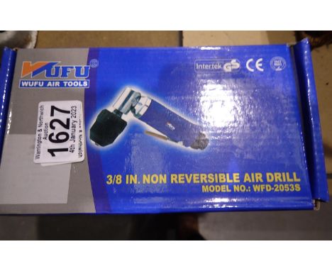 New and unused Wufu non reversible air drill. Not available for in-house P&amp;P 