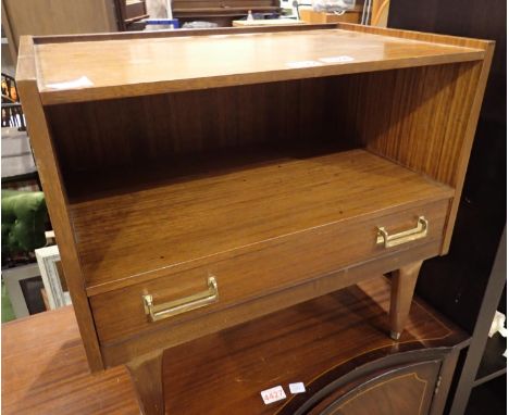 E Gomme for G plan teak lamp table with single drawer, 61 x 38 x 56 cm H. Not available for in-house P&amp;P 
