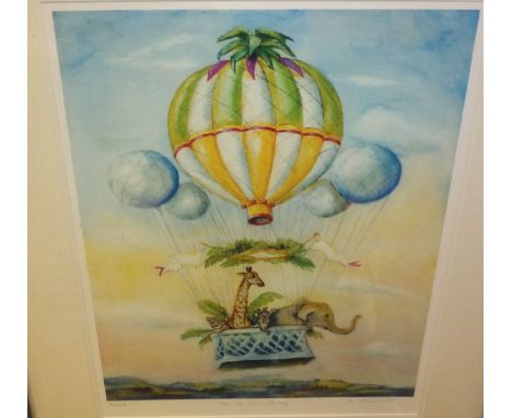 AFTER ALEXANDRA CHURCHILL "My beautiful balloon", limited edition colour print No'd. 3/225, together with AFTER ALEXANDRA CHU
