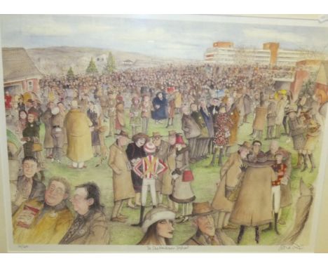 AFTER SUE MCCARTNEY (SNAPE) "The Cheltenham Festival", limited edition colour print signed and No'd. 16/600