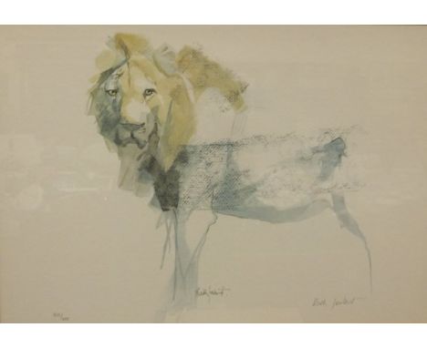 AFTER KEITH LAMBERT "Study of a lion", limited edition colour print No'd. 815/850, signed in pencil lower right
