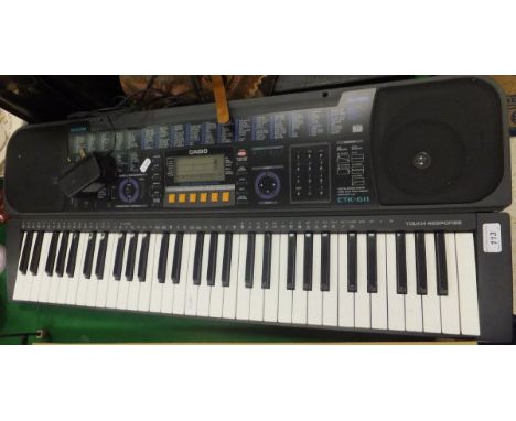 A Casio CTK-611 keyboard