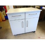 (5) Various Laboratory Four Compartment Mobile Cabinets