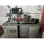 Harding Lathe with- Harding treading attachment C7-A