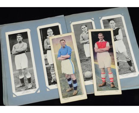 Trade Cards, Football, Topical Times Panel Portraits, Album of Star Footballers, (slot in, some damage) containing 32 panels,