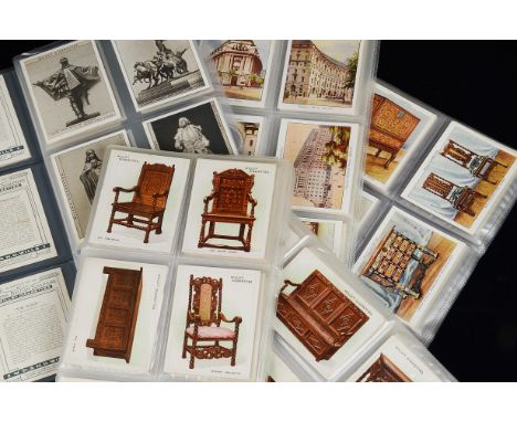 Cigarette Cards, Art & Architecture, a selection of Wills L size sets to include Old Furniture A & 2nd Series, Modern British