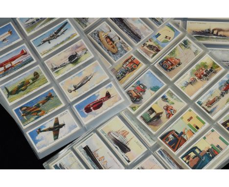 Cigarette Cards, Transport, a variety of sets by Will's to include Speed (title in white), Speed (different), Strange Craft, 