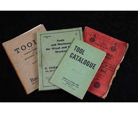 Trade catalogues: Tools: Buck & Ryan 1930, 1966; S. Tyzack & Son, circa 1935; Charles Nurse & Co., Mechanics' Tools & Machine