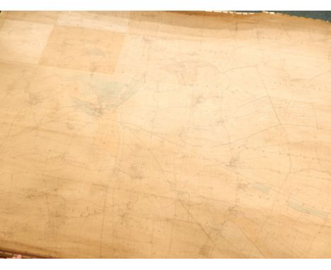 Two large ordnance survey maps, one for a part of Roxholme Parish, the other North Kyme etc. (AF)