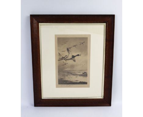 Archibald Thorburn, a signed print "Mallards and Oyster Catchers", published 1905 by A Baird-Carter 70 Germaine Street London