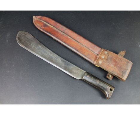 A Legitimus Collins & Co USA World War 2 machete, No. 1250 dated 1944.  This bladed product is not for sale to people under t