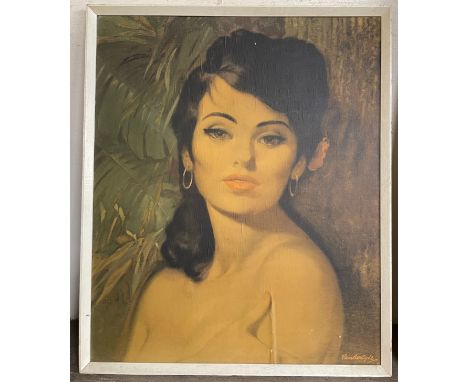 A T.H. Lynch, portrait of Nina, framed