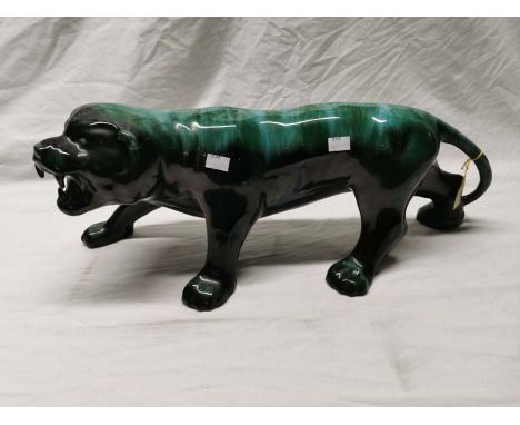 1970's large Blue mountain ceramic panther