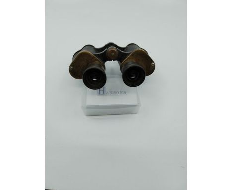 A pair of Military Binoculars WW2 era by the maker Kershaw Prism Number 2 model, no strap, average condition,also included ar