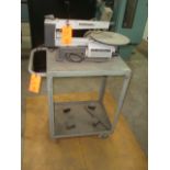Dremel Model 1672 16" in. 2-Speed Scroll Saw With Little Giant Heavy Duty Mobile Cart. (Column K-9