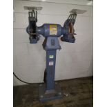 8" Baldor Double End Pedestal Grinder, 1-hp, 115/230v. (Skilled Trades)
