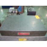 Starrett Granite Surface Plate, 24" in. x 18" in. x 4" in. Grade A. (Column H-7 Machine Shop Area)