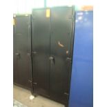 Lyon Heavy Duty 2-Door Storage Cabinet. 36" in. W x 24" in. D x 82" in. Tall. (Column L-10 Outside