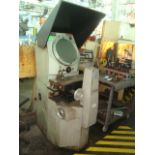 James & Lamson Metrology Model Classic 14F Optical Comparator With 2-Axis Digital Readout. (Column