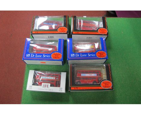 Six EFE 'OO' Scale Buses, all boxed, all London Transport related.
