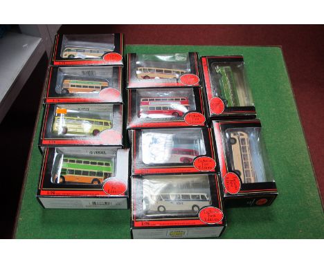 Ten EFE 'OO' Scale Buses, all difference, boxed.
