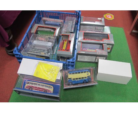 Twelve Corgi Original Omnibus Buses, single and double decks, all cased.