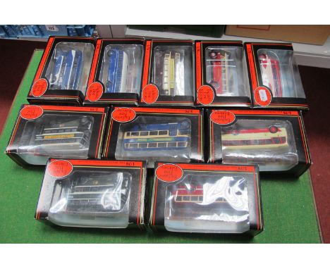 Ten EFE 'OO' Scale Buses, all different, boxed.