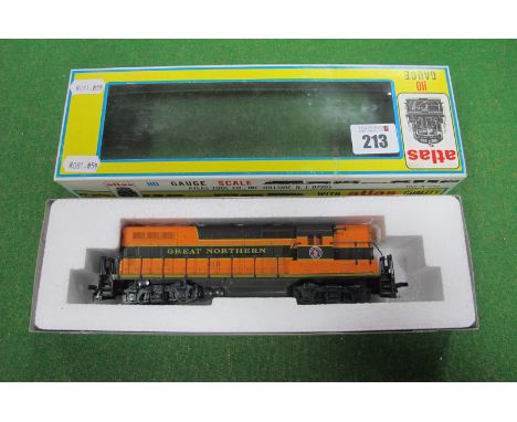 An 'HO' Scale America GP-7 Locomotive 'Great Northern' by Atlas, boxed.