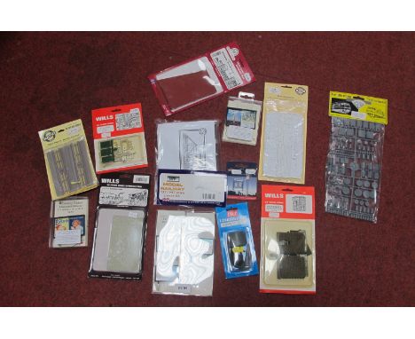 A Quantity of Mainly 'OO'/4mm Scale Railway Related Kits and Accessories, by Wills, Peco, etc, mainly in original packaging.